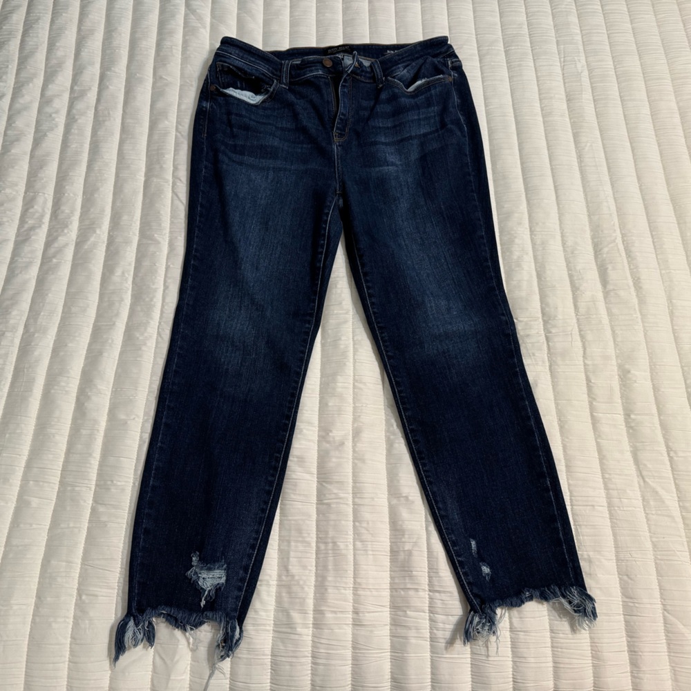 Judy Blue raw hem jeans